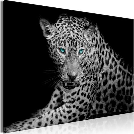 Tableau Imprimé "Leopard Portrait Wide" 60 x 90 cm (1/2)