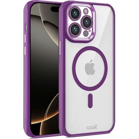 Carcasa COOL para iPhone 16 Pro Magnética Borde Violeta