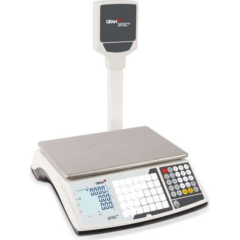 Balance avec colonne - 30 kg - XFOC+ 30 P PLU - Gram (1/2)