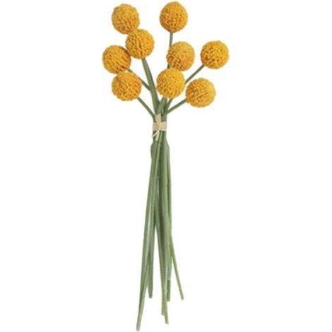 Boule DoréE Boule de Fleurs Artificielles en Plastique Bouquet de Fruits Salon Table DéCoration de Mariage Fausse Fleur Bricolage D (1/4)