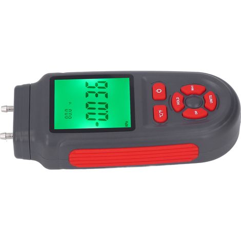 Manomètre numérique ABS haute précision portable écran HD testeur de pression gaz HVAC pour zone minière (1/5)