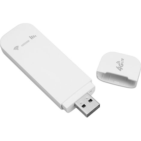 Routeur 4G LTE Portable WiFi 150Mbps avec Slot SIM pour Voyage et Extérieur, Blanc (1/5)