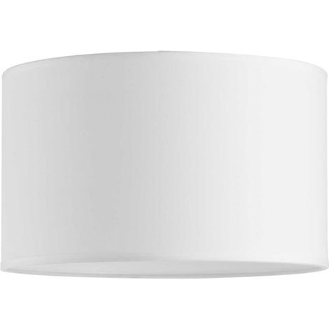 Paralume Cilindro Set Tessuto Bianco D45 (1/2)
