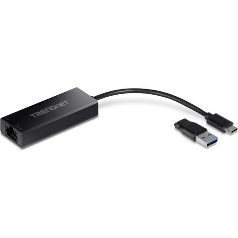 USB-C 3.1 TO 2.5GBASE-T ETHERNET ADAPTER 12.6cm