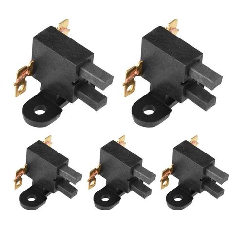 Balais de charbon , 5 pièces 2kw , 3kw 168F accessoires de générateur d'essence ensemble de balais de charbon de haute qualité pour générateur d'essence