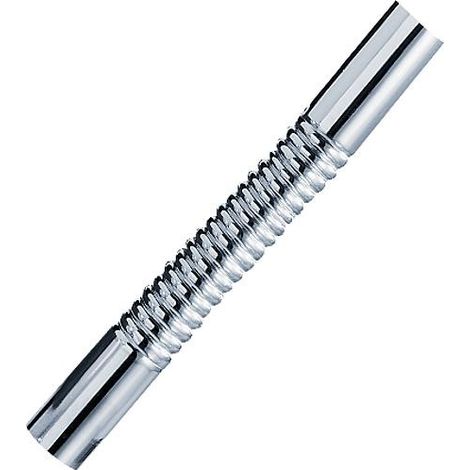 Banyo – Tube flexible sanitaire 32 mm – Longueur 250 mm – Laiton chromé – Pour siphon – Résistant à la pression