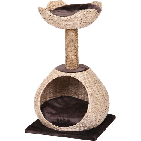 Griffoir moyen modèle Natural Blossom avec coussin amovible pour chat