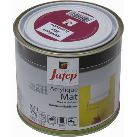 Peinture acrylique mat framboise Jafep 0,5L 0,5 L 0,5 L