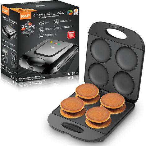Machine pour la fabrication de sandwichs, paninis, hamburgers et muffins maison, conforme à la norme européenne RAF. (1/5)