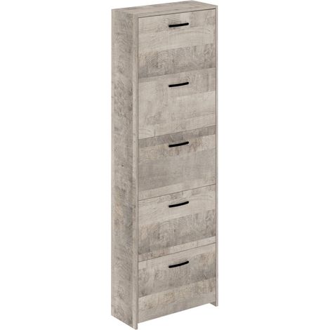 KIT SCARPIERA 5A D/PROF 173X58X25 ROVERE PLAT.K355- 1,0 pz