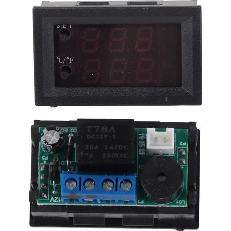 Controller of temperature, with sensor of sensor, thermostat micro-computer for the hatching of the housing of the equipment (1/5)