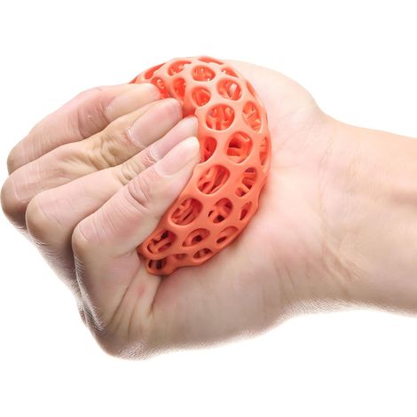 Stressball für Erwachsene mit Seil – 3D-gedruckter Stressball zur Linderung von Angstzuständen, Verbesserung der Konzentration und Unterstützung der Handfunktion – Tragbares Fidget-Tool für Büro oder (1/5)