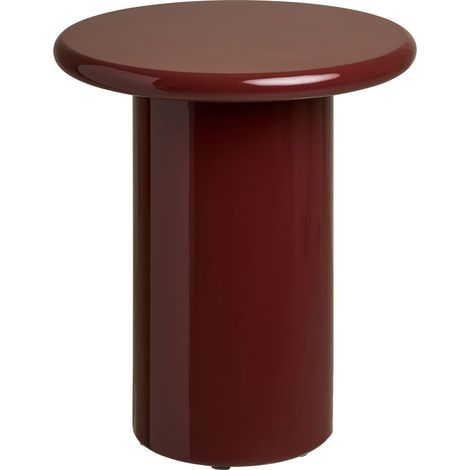 Tavolino d'appoggio Otago bordeaux ø45×50 cm