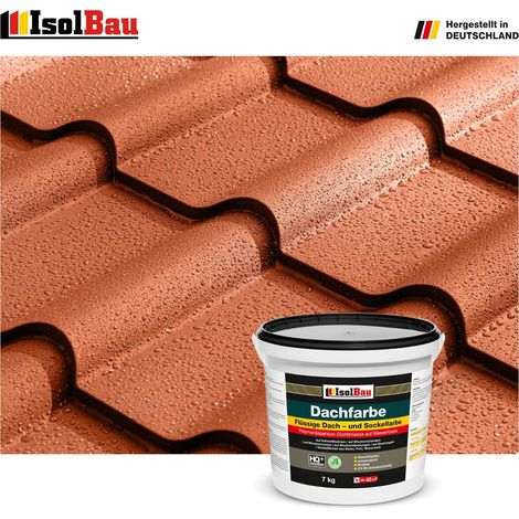 IsolBau Dachfarbe Ziegelrot 7 kg (1/5)