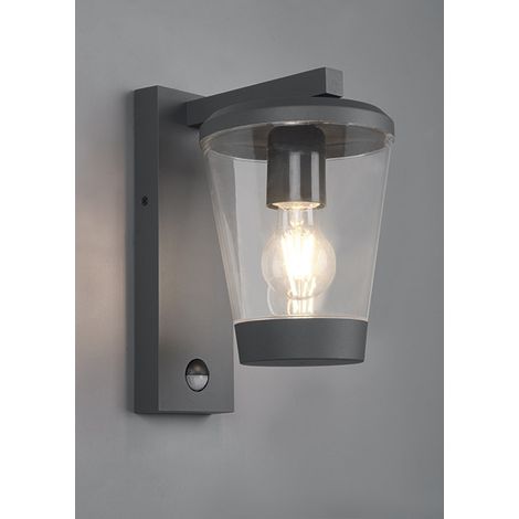 Applique da Esterno Attacco E27 in Alluminio Pressofuso Antracite (1/5)