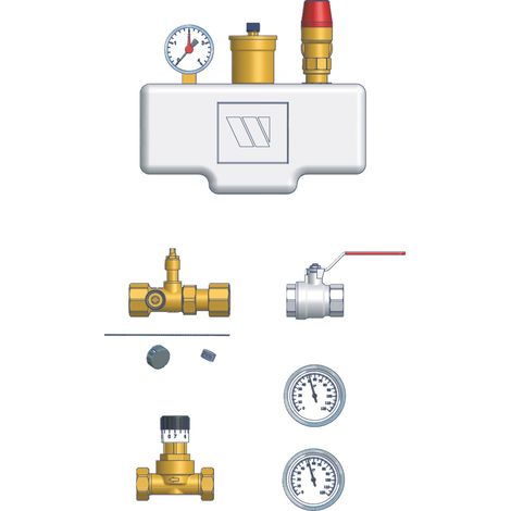 Bosch Accessori pompe di calore geotermiche n. 1121 pacchetto sistema circuito di riscaldamento, 7719002835