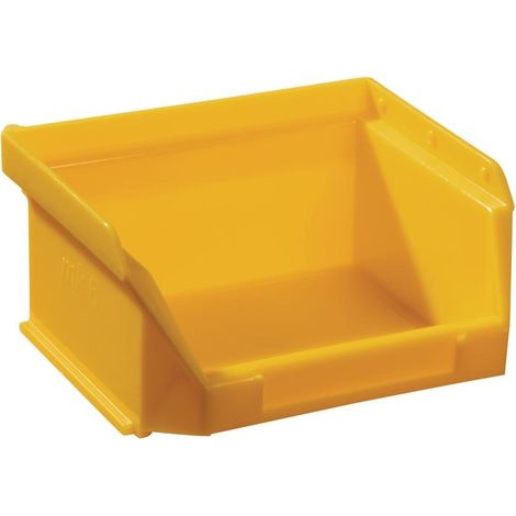 Bac de stockage ouvert L85/65xB100xH50mm PE jaune TECWERK (1/3)