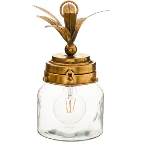 Lampe à Poser LED "Ananas" 33cm Or (1/4)