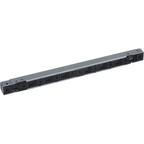 Support isolant VX³ entraxe 75mm pour barre alu en C alignée armoire prof975mm