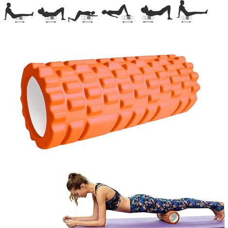 Rouleau de massage en mousse - Rouleau de massage fitness pour le massage des points de tension du dos, de la nuque et des jambes lors de l'entraînement des fascias avec le rouleau de gymnastique pour (1/5)