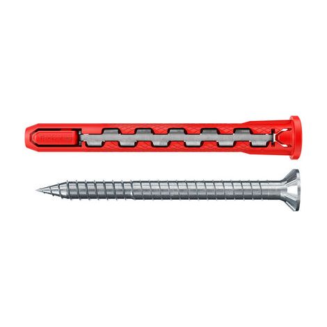 Tasselli in Nylon e Acciaio con Vite Hybrid Power Fisch 10 x 90 (10 Pezzi)