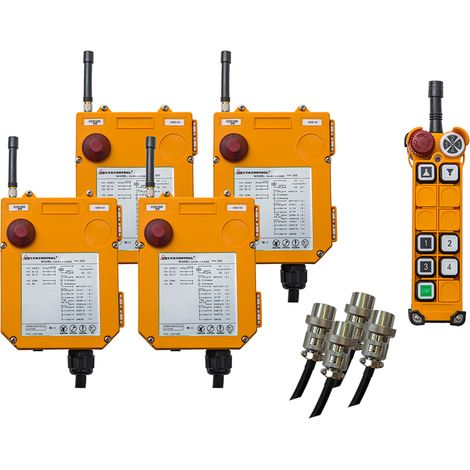 Delta Funksteuerung für den DELTA® Kettenzug DTS/DMS 2 Tasten auf/ab - 1 Geschwindigkeit - 4 Kettenzüge