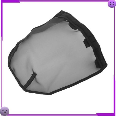 Filet à nez de cheval - Mailles fines - Bloque UV - Filtre pollen et poussière - Plastique noir (1/4)