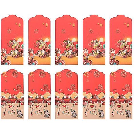 20 sachets d'argent rouges (1/3)
