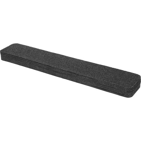 Bandes Antidérapantes en Caoutchouc PET Noir Mat Ruban Adhésif Auto-Adhésif Haute Résistance 118 X 5 CM 20 Pièces pour Extérieur Marches et Sols Sécurisés Étanche et Solide (1/5)