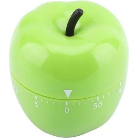 Timer da cucina VGEBY, timer meccanico a forma di verdura con contatori manuali per la misurazione del tempo. (1/4)