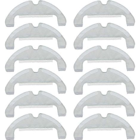 Lot de 12 lingettes de nettoyage lavables et remplaçables pour aspirateur robot D10s Plus (1/4)
