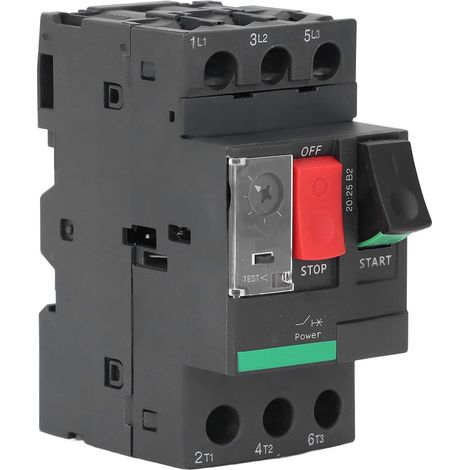 4-6.3A AC690V Motor Protection Circuit Breaker Thermal Magnetic Type Motor Protection Switch Guide Rail Mount (1/5)