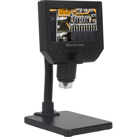 Electron USB Digitalmikroskop, 4,3-Zoll-HD-Bildschirm, 600-fache Vergrößerung, 3,6 MP, mit LED-Beleuchtung zum Löten von Leiterplatten. (1/5)
