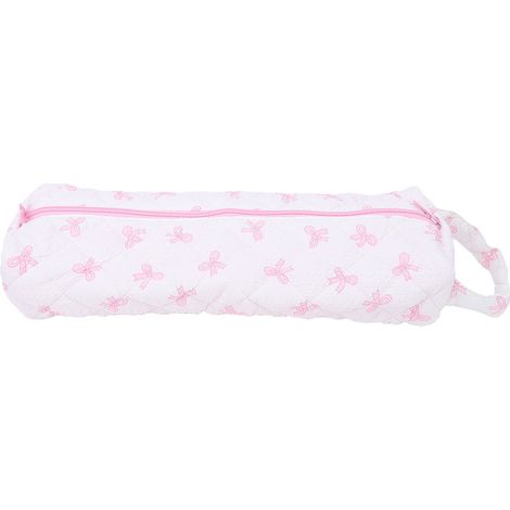 Trousse de rangement pour outils de coiffure - Étui de voyage mignon pour fers à friser, lisseurs et sèche-cheveux - Nœud papillon (1/5)