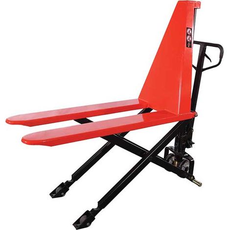 Transpallet ad alto sollevamento con forche 1165x540 mm - Capacità 1500 kg - Mantenimento del pallet in altezza - Pallettizzazione - HL540M-1T5