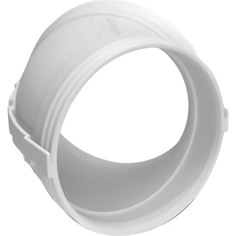 Optimairo N27057 Rundrohrbogen 45 Grad, Lüftungssystem Abluftführung Rohrverbindung, verlustarm, Kunststoff weiß, NW 150