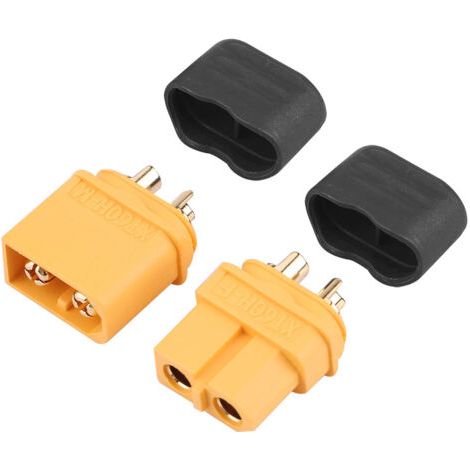 1 Paire de Connecteurs XT60H Mâle et Femelle pour Batterie LiPo et Accessoires RC (1/5)