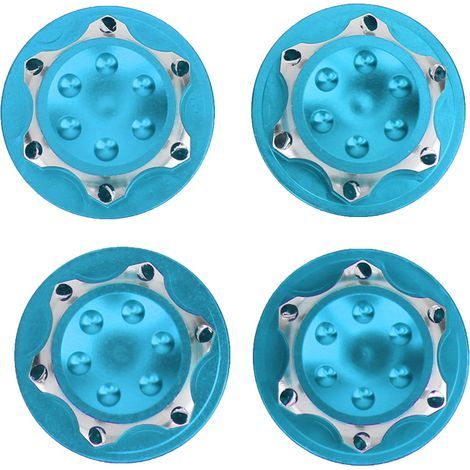 Adaptateur de conversion de moyeu de roue 12-17mm pour voiture RC 1/10 Sakura D4 HSP 94123 - Noir (1/5)
