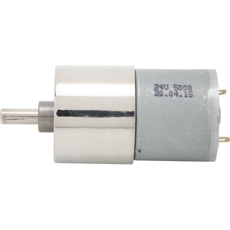 Micromoteur à courant continu à engrenages, à faible vitesse et couple élevé, à aimant permanent, 24 V, XD-37GB3530, 20 tr/min (1/5)