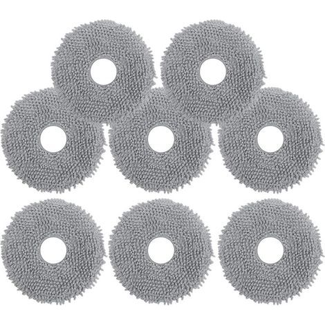 Lot de 8 Serpillères pour Roborock Q Revo/Qrevo Pro/Qrevo S/Qrevo MaxV/Qrevo Plus,Lingettes de Rechange en Microfibre Douces (1/5)