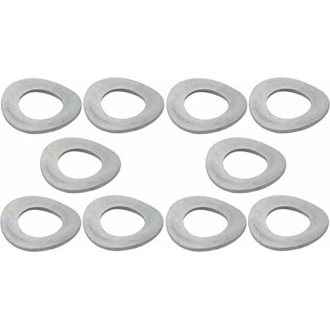 10x Rondelle élastique ondulée rondelle frein en acier à ressorts zingué DIN 137B Blocage Fixation Vis Boulon Quincaillerie Vibration, M12x24x1,2mm (1/2)
