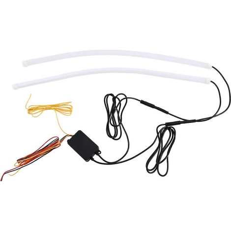 Bande LED séquentielle pour voiture, feux de jour avec clignotants et contrôle par application, 45 cm (1/5)