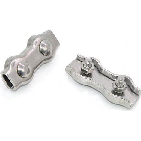 Verrous à double fil pour jardins extérieurs, longueur ajustable, en acier inoxydable duplex, installation et retrait faciles, réutilisables pour usage domestique et industriel. (1/5)