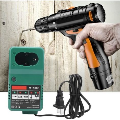 Chargeur universel - - MT1008 - 7.2/18V - Léger et portable - Protection multiple (1/4)