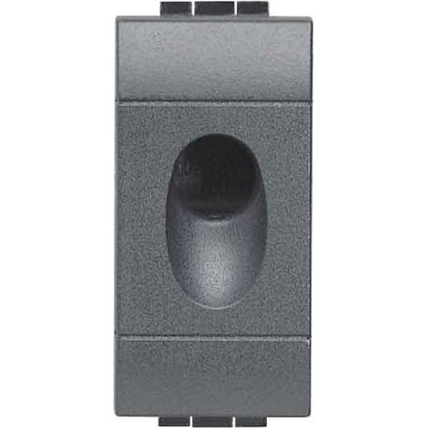 Sortie de câble Livinglight Anthracite 1 module BTICINO L4953
