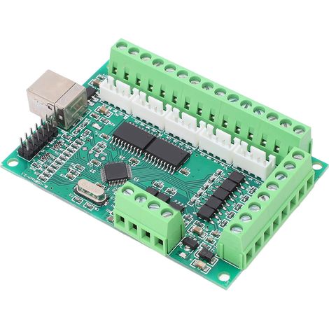 Contrôleur CNC 5 axes 100 kHz, module de carte de contrôle de mouvement avec interface USB pour moteur (1/5)