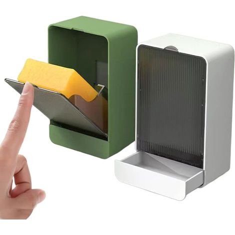 Porta sapone da doccia, contenitore da parete, montaggio senza foratura, 12,9 x 4,5 x 7,9 cm, organizer da bagno multiuso, impermeabile, salvaspazio (1/5)