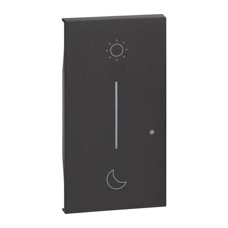 Cover Illuminabile Notte&Giorno Wireless Nera Living Now (Bticino Cod. Kg41M2)