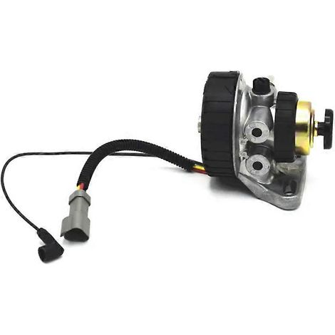 Pompe d'amorçage électrique à carburant diesel avec filtre et capteur pour JCB JOHN DEERE 32/925994 332/D6723 (1/5)