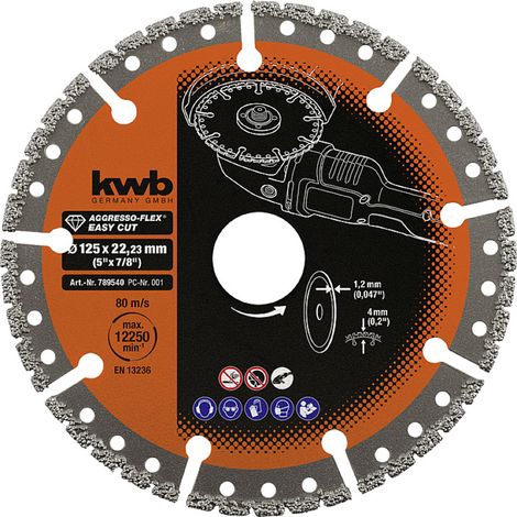 Diamant-Trennscheibe Multi D125mm (1/3)